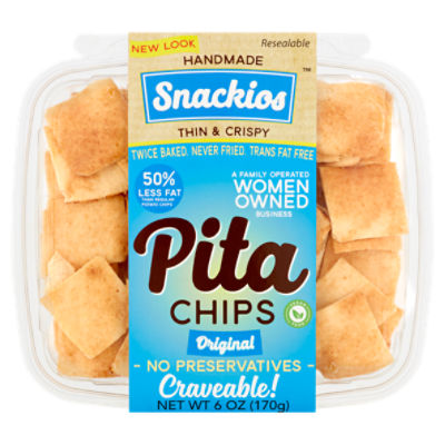 Snackios Original Pita Chips, 6 oz