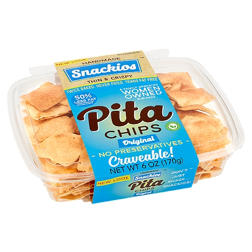 Snackios Original Pita Chips, 6 oz