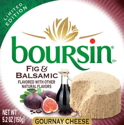 Boursin Limited Edition Fig & Balsamic Gournay Cheese, 5.2 oz