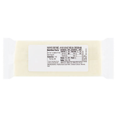 Montchevre Goat Milk Cheddar Cheese, 8 oz