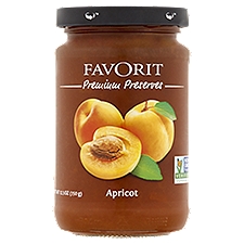 Favorit Premium Preserves Apricot Jam, 12.3 oz