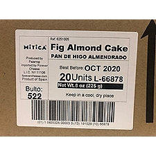 Mitica Fig Almond Cake, 8 Ounce