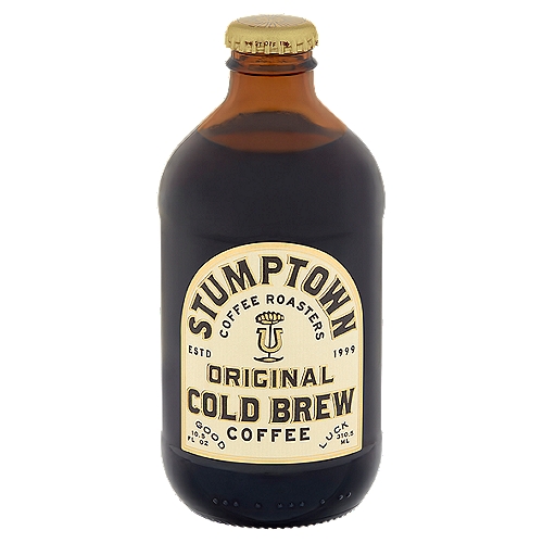 Stumptown Coffee Roasters Original Cold Brew Coffee, 10.5 fl oz
Plumb Tuckered? You Need a Little Pick Me Up? Sip on the Best Brewed Coffee Beverage Known to Humankind, Stumptown Original Cold Brew.