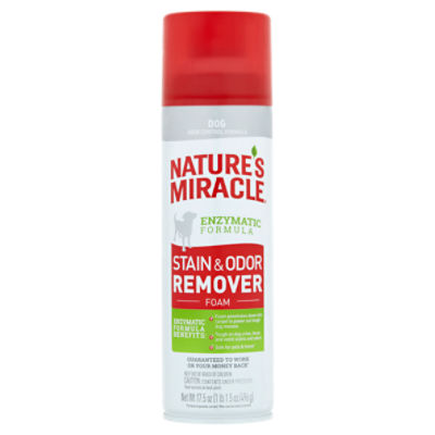 Nature's Miracle Enzymatic Formula Dog Stain & Odor Remover Foam, 17.5 oz ShopRite
