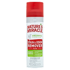 Nature's Miracle Enzymatic Formula Dog Stain & Odor Remover Foam, 17.5 oz