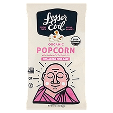LesserEvil Popcorn, Organic Himalayan Pink Salt, 5 Ounce