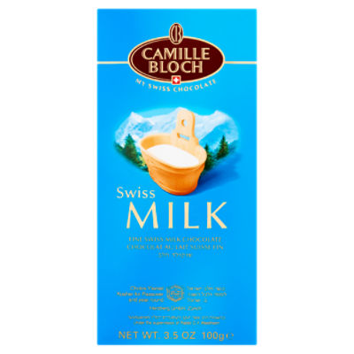 Camille Bloch Fine Swiss Milk Chocolate, 3.5 oz