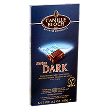 Camille Bloch Swiss Bittersweet Dark Chocolate, 3.5 oz