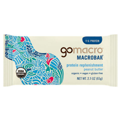 GoMacro Protein Replenishment Peanut Butter Macrobar, 2.3 oz