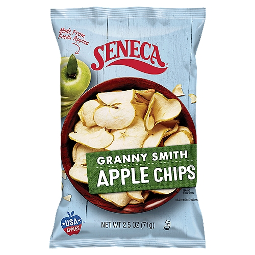 Hey, thanks for snacking with us...nThe Original Apple Chip™nOur apple chips are made from fresh. whole apples which are sliced. crisped & ready to snack when you are!