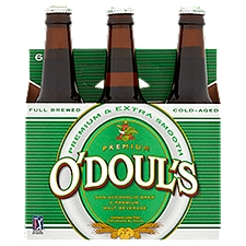 O'Doul's Premium Non-Alcoholic Brew Malt Beverage, 12 fl oz, 6 count