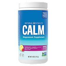 Natural Vitality Calm Magnesium Supplement Raspberry Lemon Drink Mix