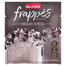 HILLS BROS. Frappés Chocolate Espresso Café Style Drink Mix, 2.25 oz