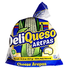DeliQueso Cheese Arepas, 11.5 oz