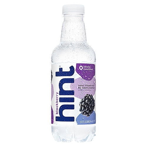 Hint Water Infused with Blackberry Essence, 16 fl oz
Water Infused With Blackberry Essence and Other Natural Flavor