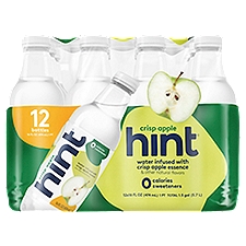 Hint Water Infused with Crisp Apple Essence, 16 fl oz, 12 count