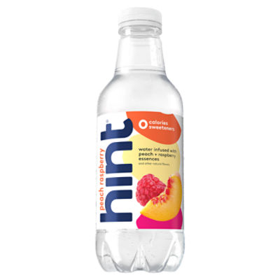 Hint Peach Raspberry Water, 16 fl oz
