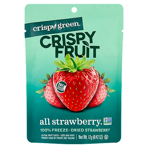 Crispy Green Crispy Fruit 100% Freeze-Dried Strawberry, 0.42 oz