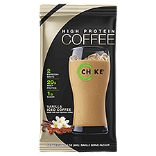 CHIKE High Protein Vanilla Iced Coffee, 1.04 oz
