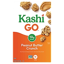Kashi Go Crush Cereal, Peanut Butter Crunch, 13.2 Ounce