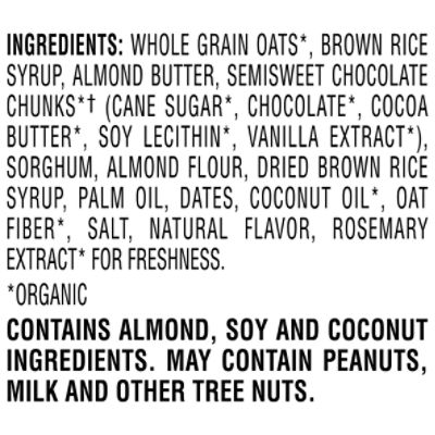 Kashi Salted Chocolate Chunk Chewy Almond Butter Bars, 1.23 oz, 5 count