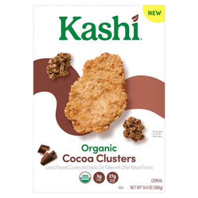 Kashi Organic Cocoa Clusters Cereal, 13.4 oz