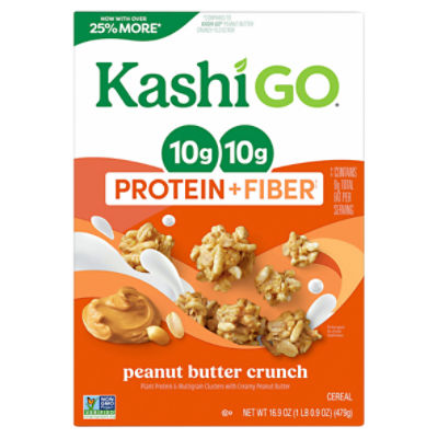 Kashi Go Peanut Butter Crunch Cereal, 16.9 oz