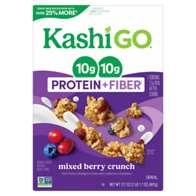 Kashi Go Mixed Berry Crunch Cereal, 17.7 oz