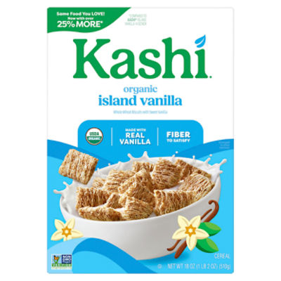 Kashi Organic Island Vanilla Cereal, 18 oz