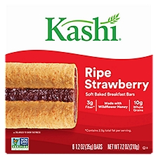 Kashi Ripe Strawberry Soft-Baked Cereal Bars - 6 Pack, 7.2 Ounce
