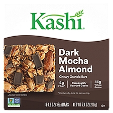 Kashi TLC Granola Bars - Chewy Dark Mocha Almond, 7.4 Ounce