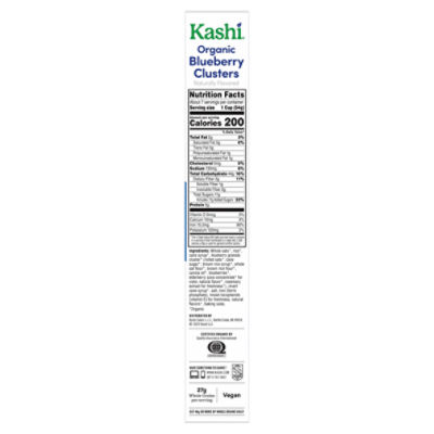  Kashi Organic Blueberry Clusters Breakfast Cereal - Non-GMO  Project Verified, Bulk Size, 13.4 Oz Box (Pack of 10): Cold Breakfast  Cereals