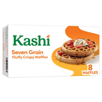Kashi Seven Grain Frozen Waffles, 10.1 oz, 8 Count, 10.1 Ounce