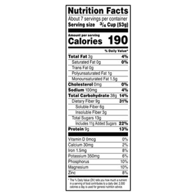 Kashi Cereal Nutrition Facts