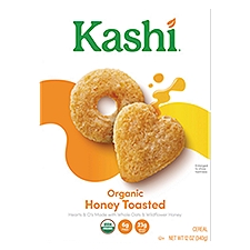 Kashi Organic Honey Toasted, Cereal, 12 Ounce
