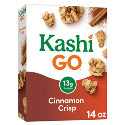 Kashi GO Cinnamon Crisp Cold Breakfast Cereal, 14 oz