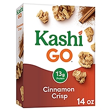 Kashi GO Cinnamon Crisp Cold Breakfast Cereal, 14 oz