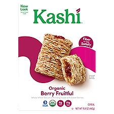 Kashi Breakfast Cereal, Vegan Protein, Berry Fruitful, 15.6oz, 1 Box