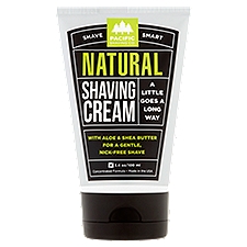 Pacific Shaving Company All Natural Shaving Cream, 3.4 Ounce