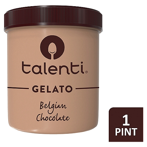 Talenti Belgian Chocolate Gelato, one pint