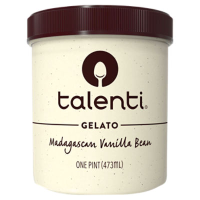 Talenti Gelato, Madagascan Vanilla Bean 1 Pt, Frozen Yogurt, Sorbet & More