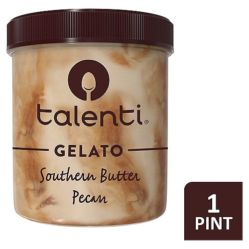 Talenti Southern Butter Pecan Gelato, one pint
All ingredients in this product have been evaluated by Where Food Comes From, Inc., to our Non-GMO policy.

Recipe 25
Creamy, buttery gelato with roasted pecans and swirls of our signature dulce de leche