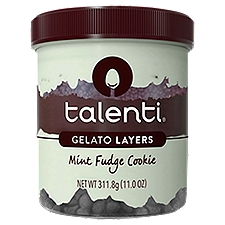 Talenti Mint Fudge Cookie, Gelato Layers, 10.9 Ounce