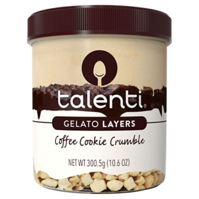 Talenti Gelato Layers Coffee Cookie Crumble 300.5g, 11.4 Fluid ounce