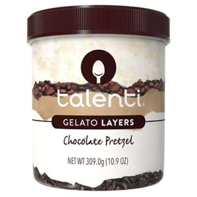 Talenti Chocolate Pretzel Gelato Layers, 10.9 oz, 10.9 Ounce