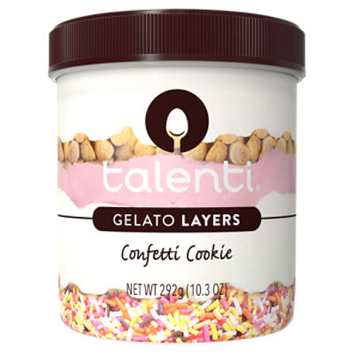 Talenti Confetti Cookie Gelato Layers, 10.3 oz, 10.3 Ounce