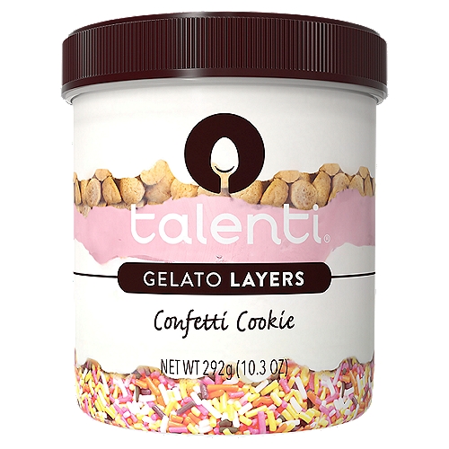 Talenti Confetti Cookie Gelato Layers, 10.3 oz