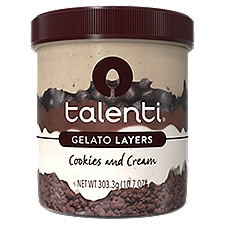 Talenti Cookies and Cream Gelato Layers, 10.7 oz, 10.7 Ounce