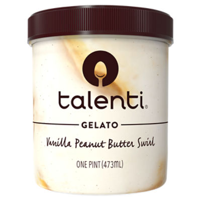 Talenti Gelato Vanilla Peanut Butter Swirl 1 PT