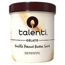 Talenti Vanilla Peanut Butter Swirl, Gelato, 1 Each